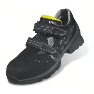 uvex Sandales S1 65609 noir jaune largeur 12 taille 42