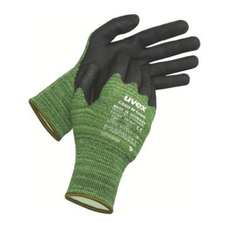 Uvex Schnittschutzhandschuhe uvex bamboo Twinflex, High Performance Elastomer (HPE), SoftGrip-Foam-Beschichtung