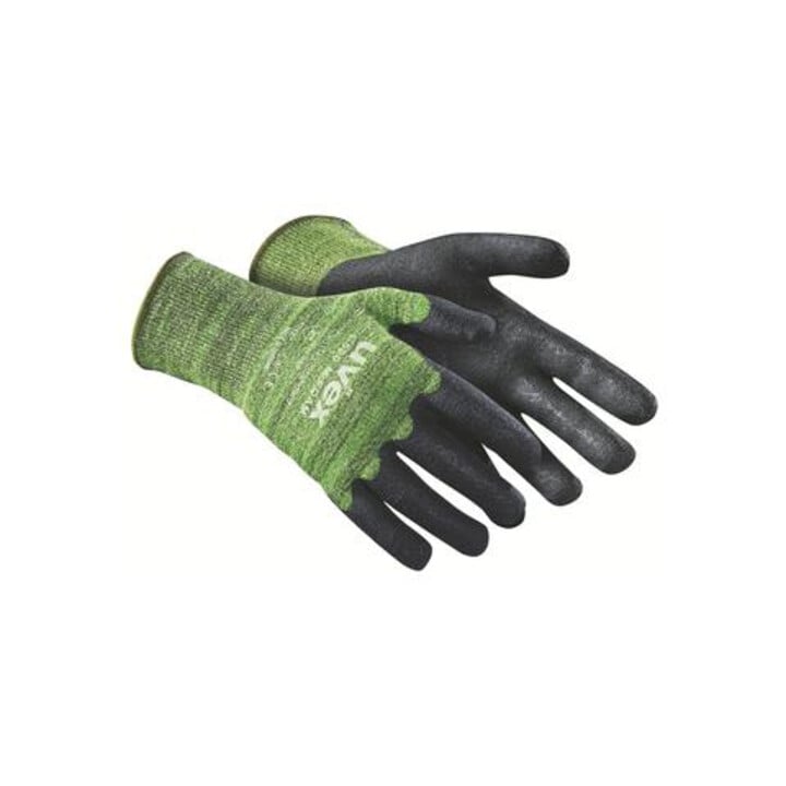 uvex Schnittschutzhandschuhe uvex bamboo Twinflex, High Performance Elastomer (HPE), SoftGrip-Foam-Beschichtung, Größe 9