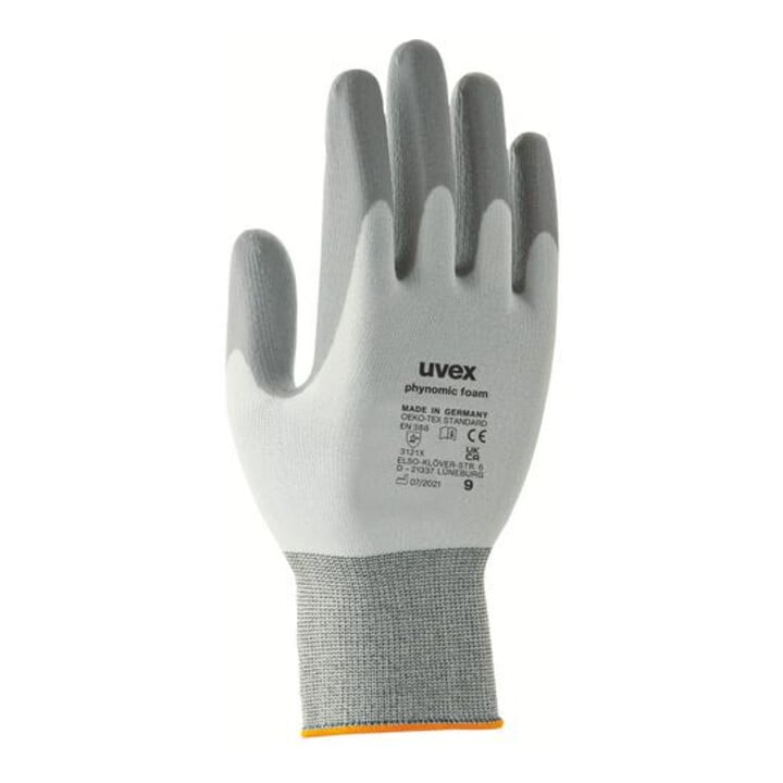 uvex Schutzhandschuh phynomic foam 60050 Gr. 5