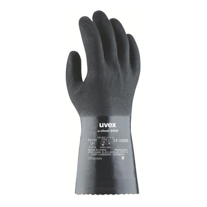 uvex Schutzhandschuh u-chem 3100 Größe 9