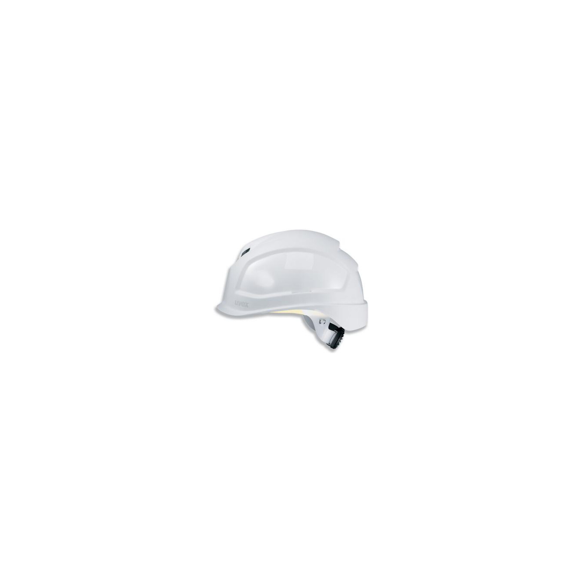 Uvex Schutzhelm uvex pheos, Größe 52 cm - 61 cm, weiß, kurzer Schirm