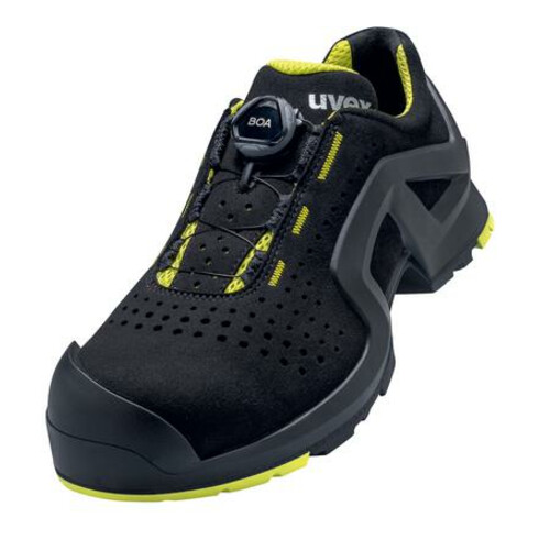 Uvex Sicherheitshalbschuhe 65682 S1P SRC uvex 1 x-tended support, Weite 11, Größe 52 PUR-Sohle
