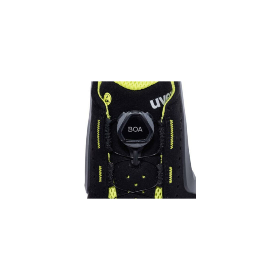Uvex Sicherheitshalbschuhe 65682 S1P SRC uvex 1 x-tended support, Weite 11, Größe 52 PUR-Sohle