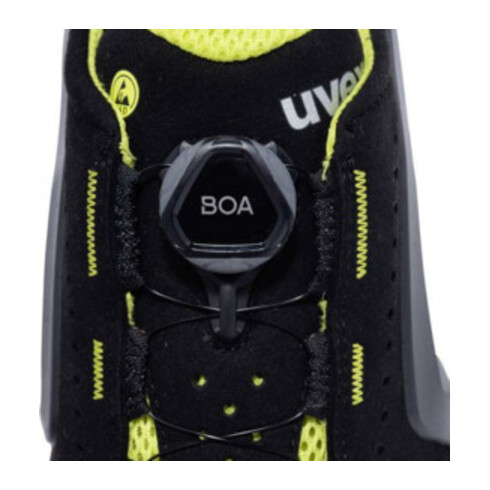 Uvex Sicherheitshalbschuhe 65682 S1P SRC uvex 1 x-tended support, Weite 11, Größe 52 PUR-Sohle