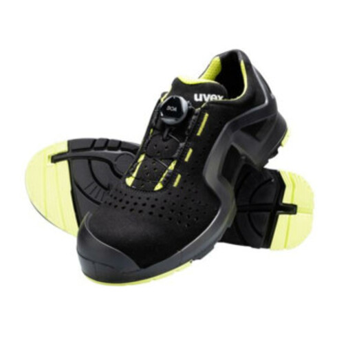 Uvex Sicherheitshalbschuhe 65682 S1P SRC uvex 1 x-tended support, Weite 11, Größe 52 PUR-Sohle