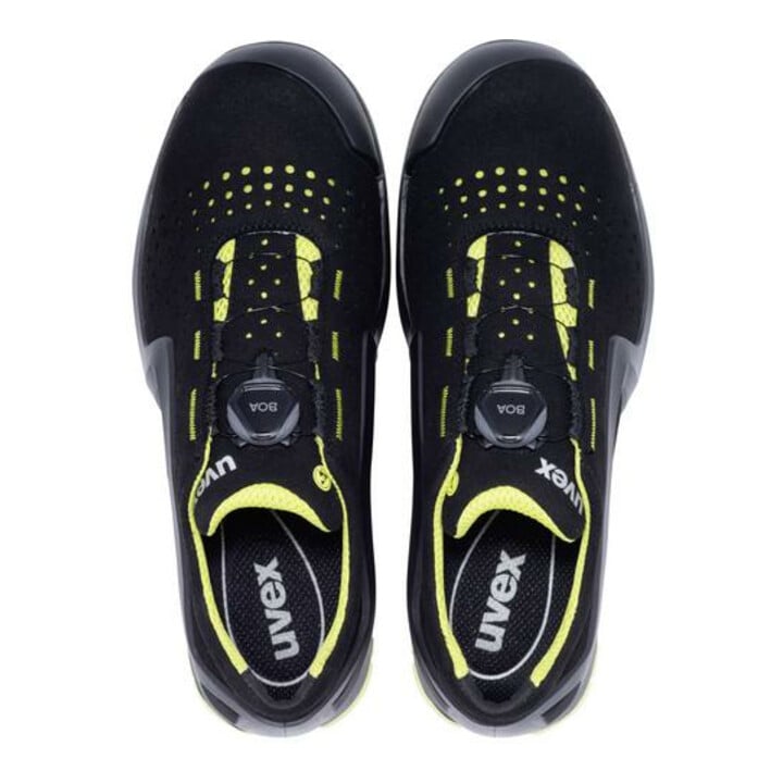 uvex Sicherheitshalbschuhe 65682 S1P SRC uvex 1 x-tended support, Weite 11, Größe 43 PUR-Sohle