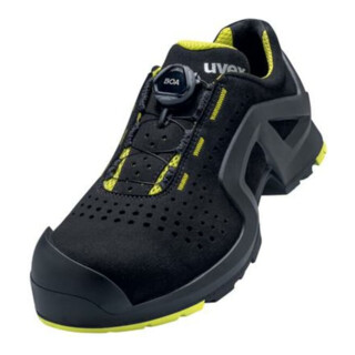 uvex Sicherheitshalbschuhe 65682 S1P SRC uvex 1 x-tended support, Weite 11, Größe 45 PUR-Sohle