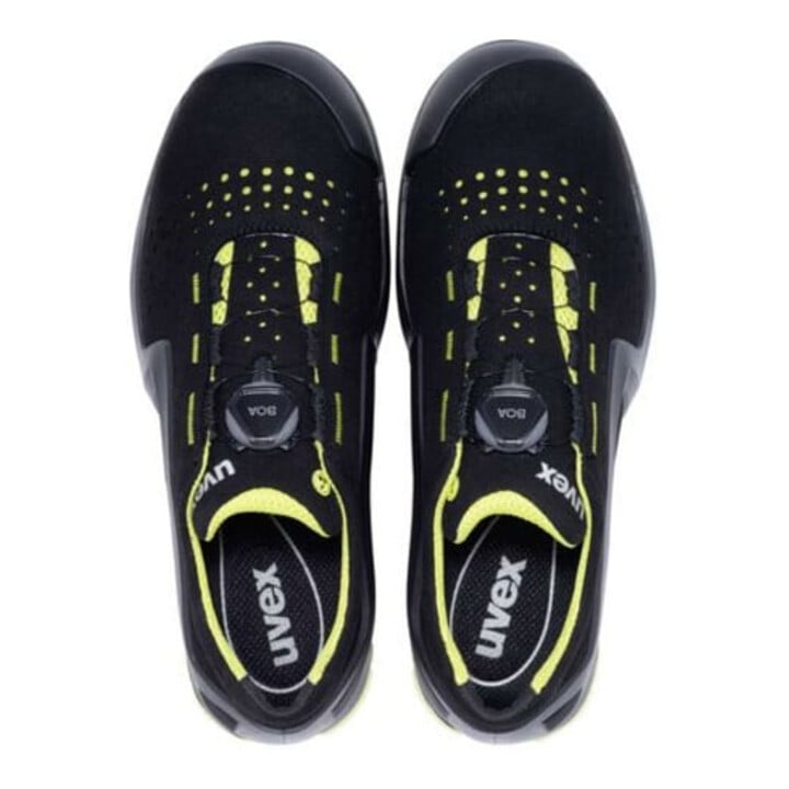 uvex Sicherheitshalbschuhe 65682 S1P SRC uvex 1 x-tended support, Weite 11, Größe 45 PUR-Sohle