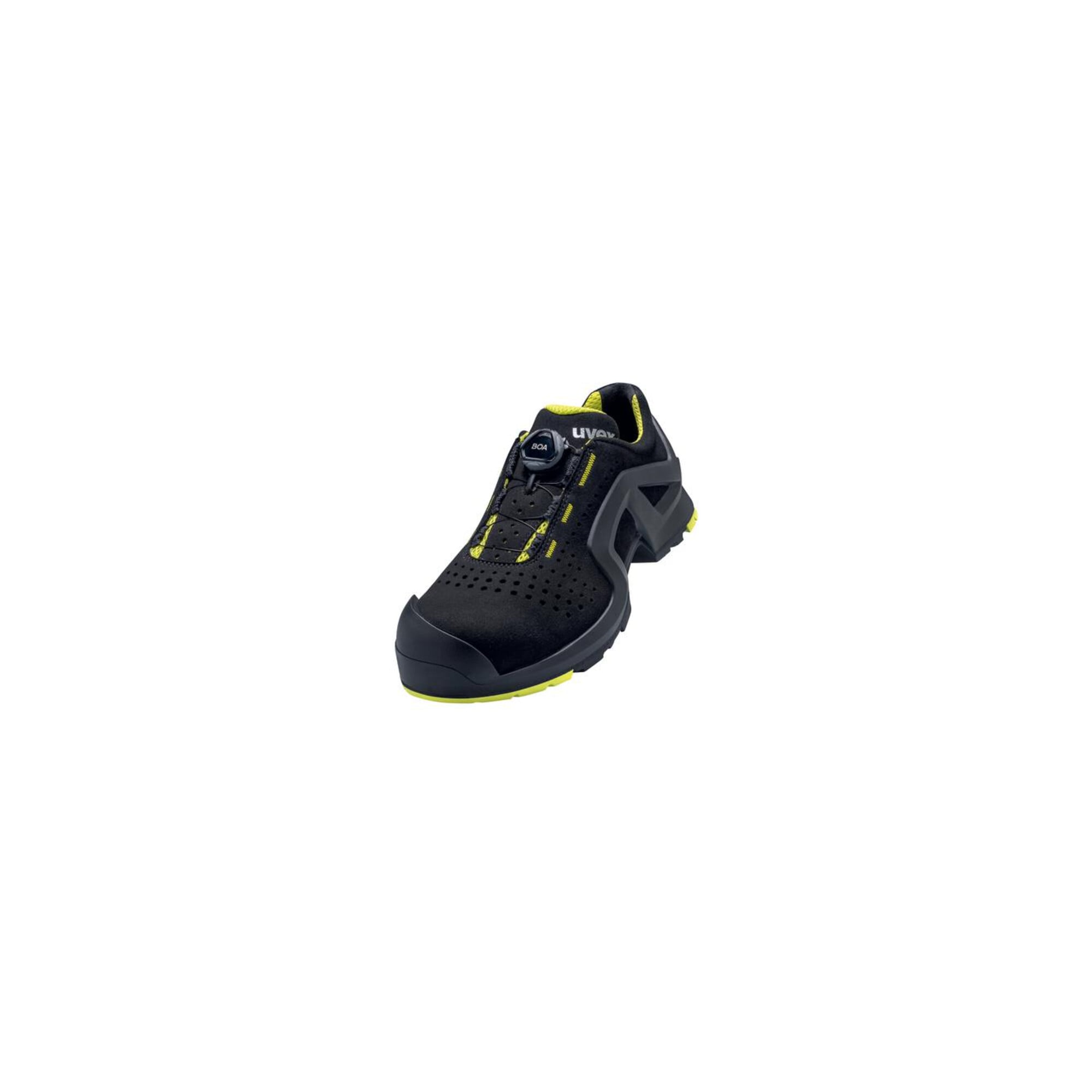 Uvex Sicherheitshalbschuhe 65682 S1P SRC uvex 1 x-tended support, Weite 11, Größe 47 PUR-Sohle