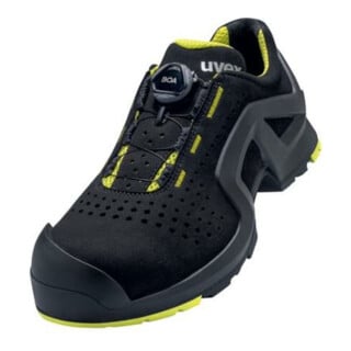 uvex Sicherheitshalbschuhe 65682 S1P SRC uvex 1 x-tended support, Weite 11, Größe 49 PUR-Sohle