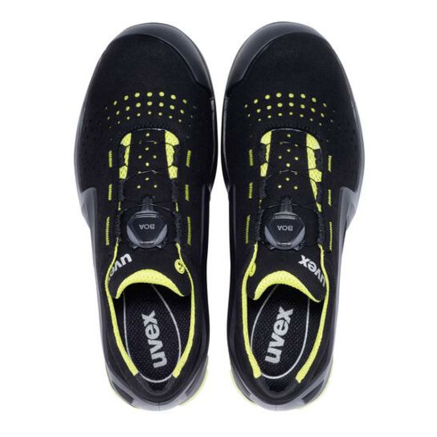 Uvex Sicherheitshalbschuhe 65682 S1P SRC uvex 1 x-tended support, Weite 11, Größe 52 PUR-Sohle