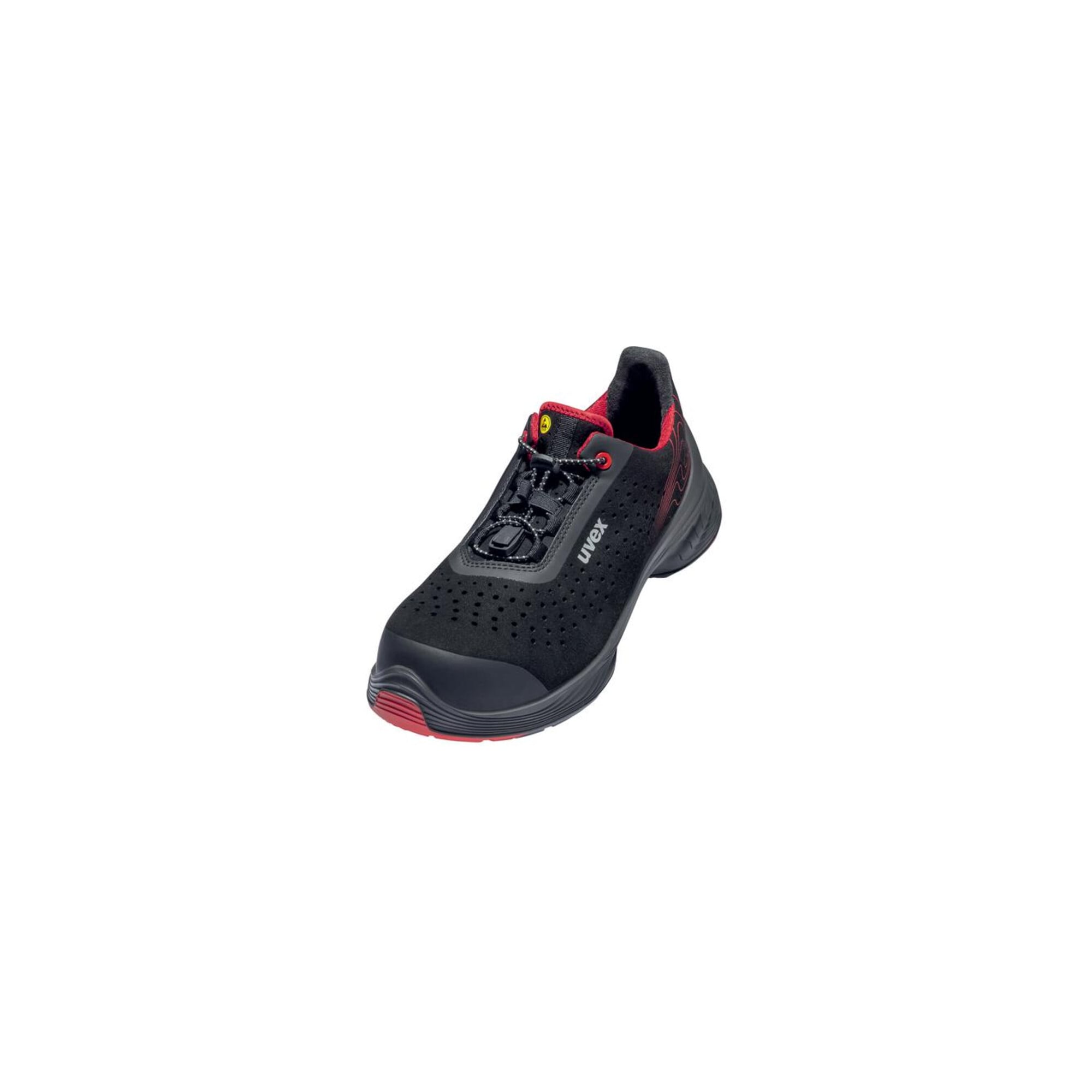 Uvex Sicherheitshalbschuhe S1P SRC uvex 1 G2 aus Mikrovelours, uvex xenova Kunststoffkappe, Weite 11, Größe 51