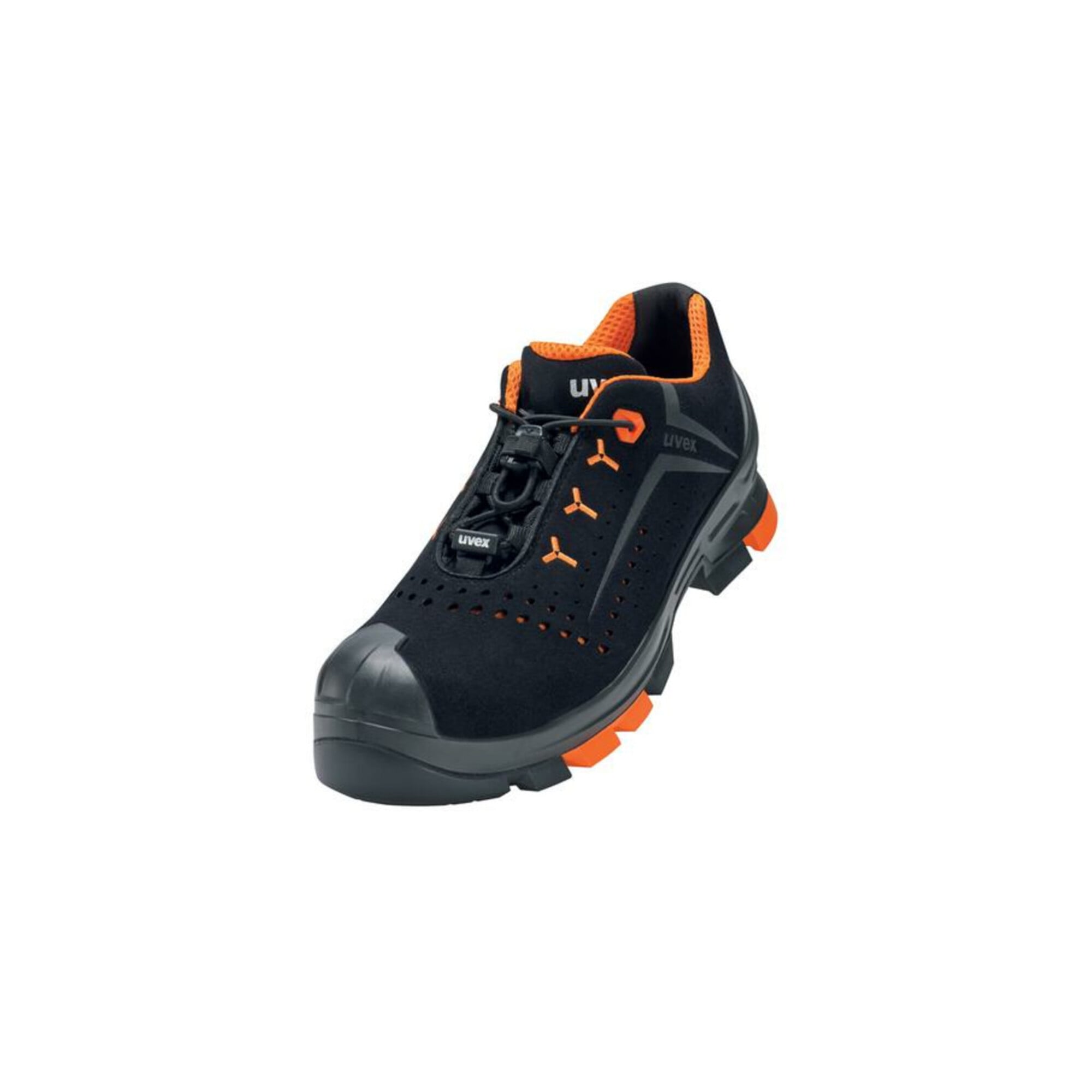 Uvex Sicherheitshalbschuhe S1P SRC uvex 2 aus Mikrovelours, uvex xenova Kunststoffkappe, Weite 12, Größe 48