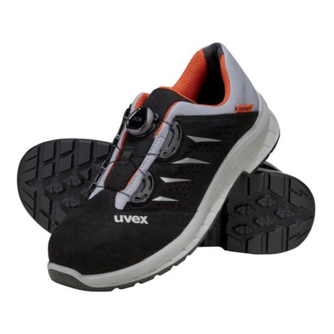 Uvex Sicherheitshalbschuhe S1P SRC uvex 2 trend mit BOA® Fit System, Stahlkappe
