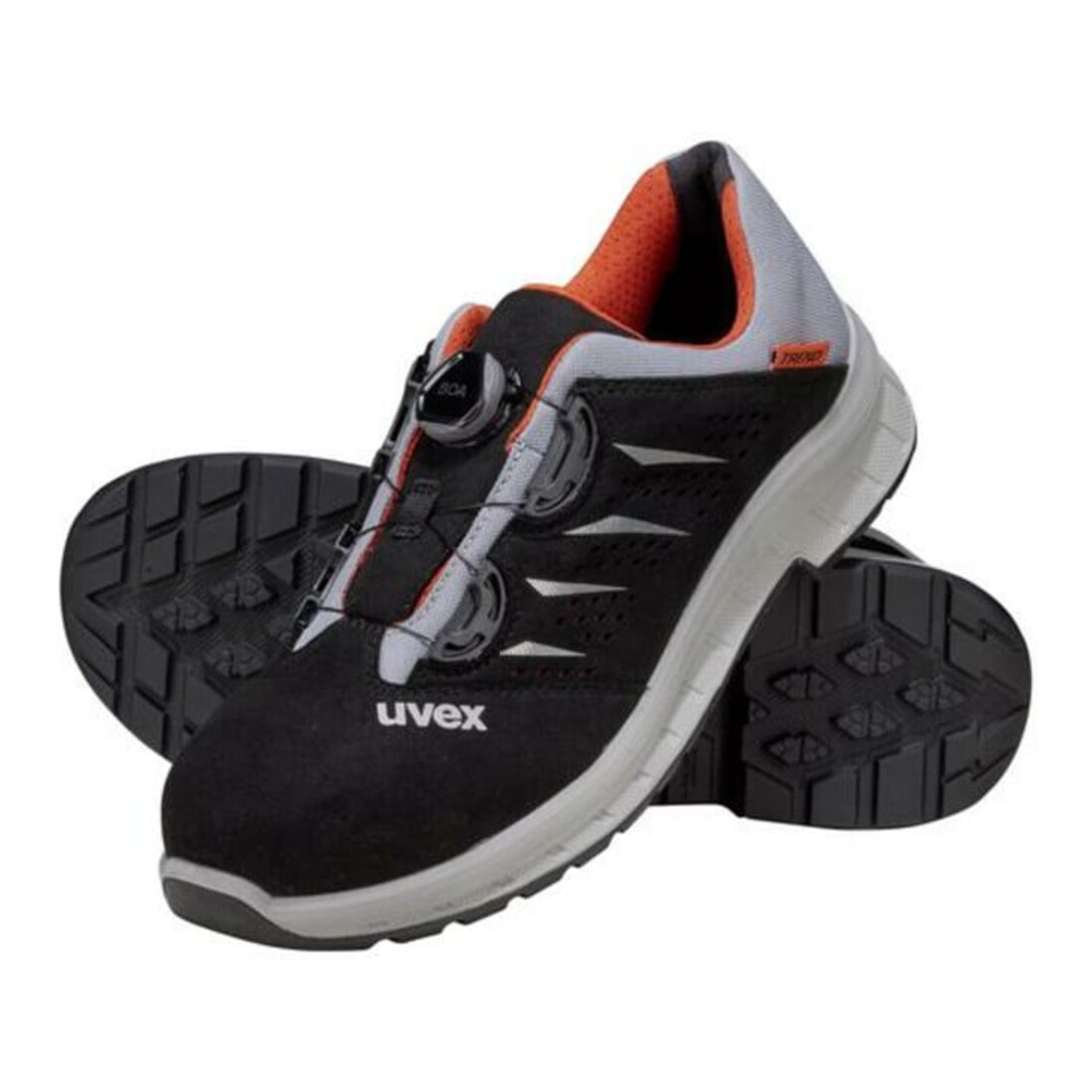Uvex Sicherheitshalbschuhe S1P SRC uvex 2 trend mit BOA® Fit System, Stahlkappe