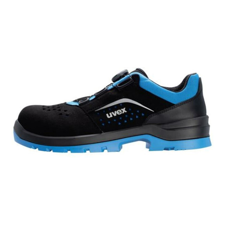 uvex Sicherheitshalbschuhe S1P SRC uvex 2 xenova® aus BOA® Fit System, uvex xenova® Kunststoffkappe, Weite 11, Größe 40