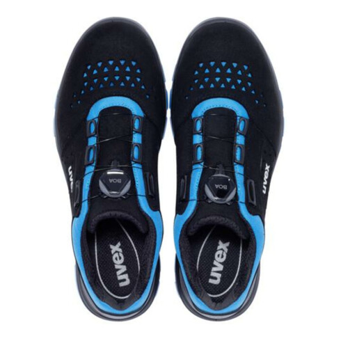 Uvex Sicherheitshalbschuhe S1P SRC uvex 2 xenova® aus BOA® Fit System, uvex xenova® Kunststoffkappe