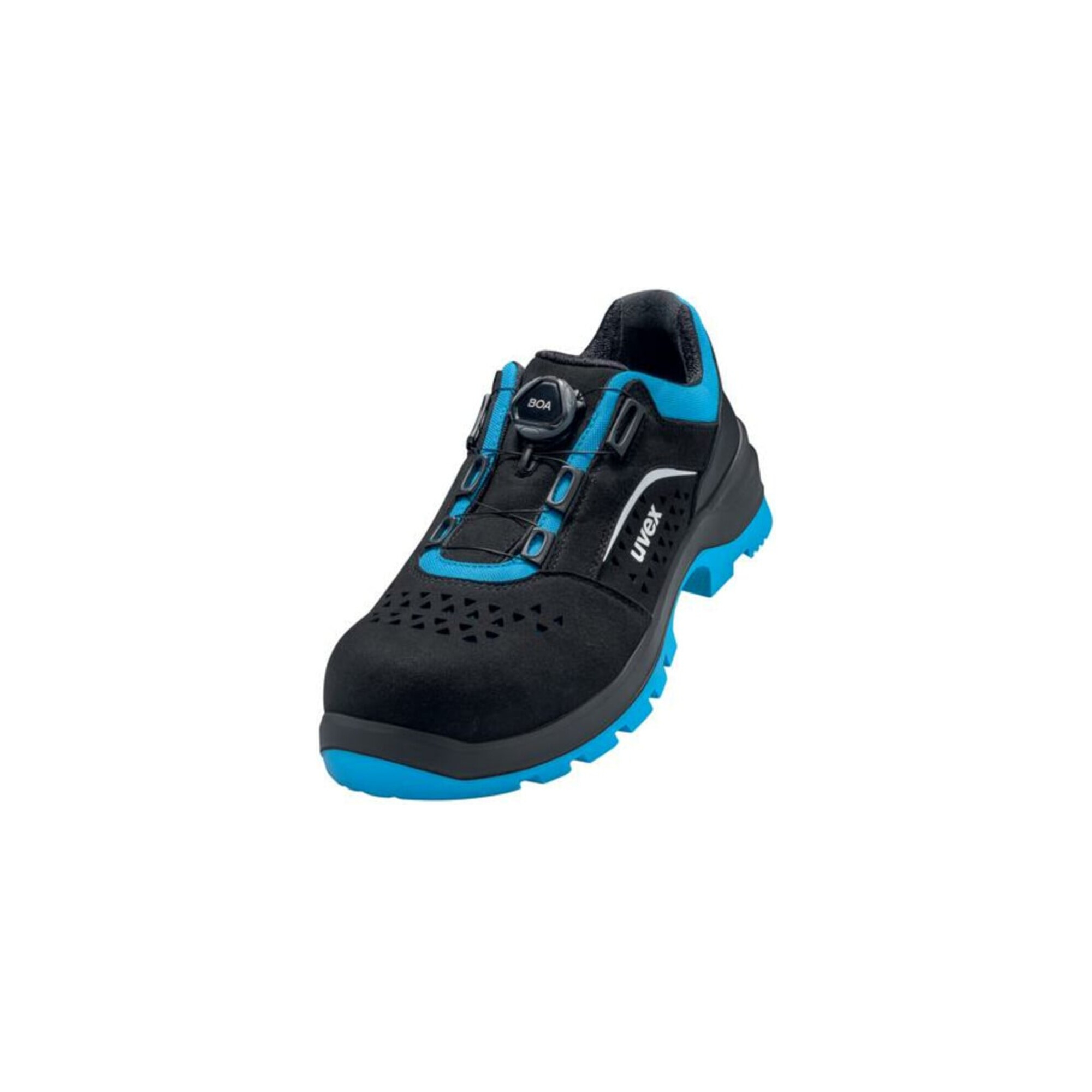 Uvex Sicherheitshalbschuhe S1P SRC uvex 2 xenova aus BOA Fit System, uvex xenova Kunststoffkappe, Weite 11, Größe 45