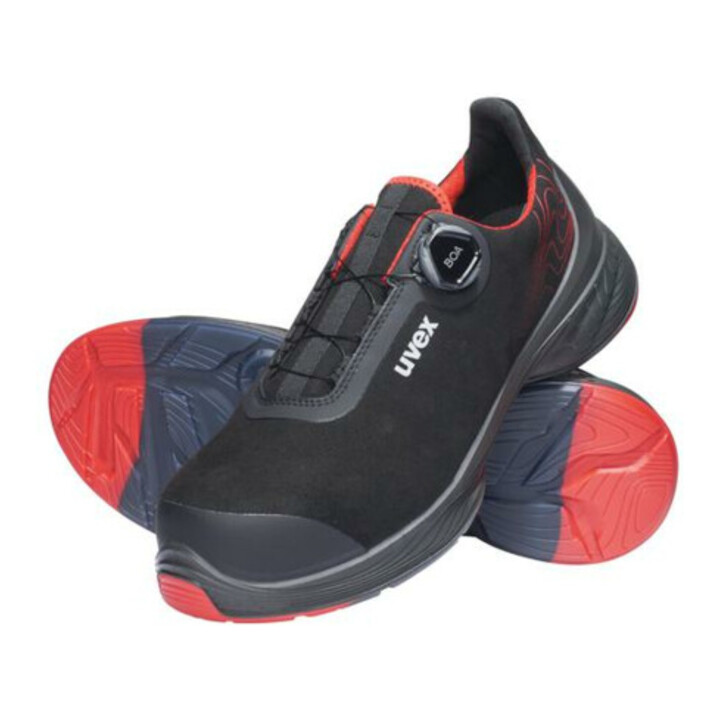 uvex Sicherheitshalbschuhe S3 SRC uvex 1 G2 mit BOA® Fit System, uvex xenova® Kunststoffkappe, Weite 11, Größe 39