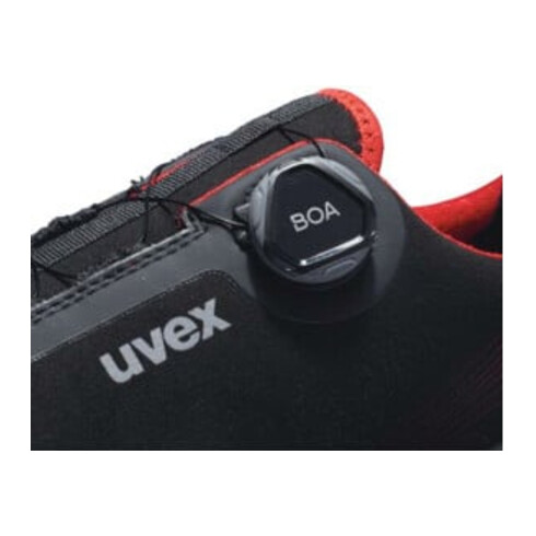 Uvex Sicherheitshalbschuhe S3 SRC uvex 1 G2 mit BOA® Fit System, uvex xenova® Kunststoffkappe