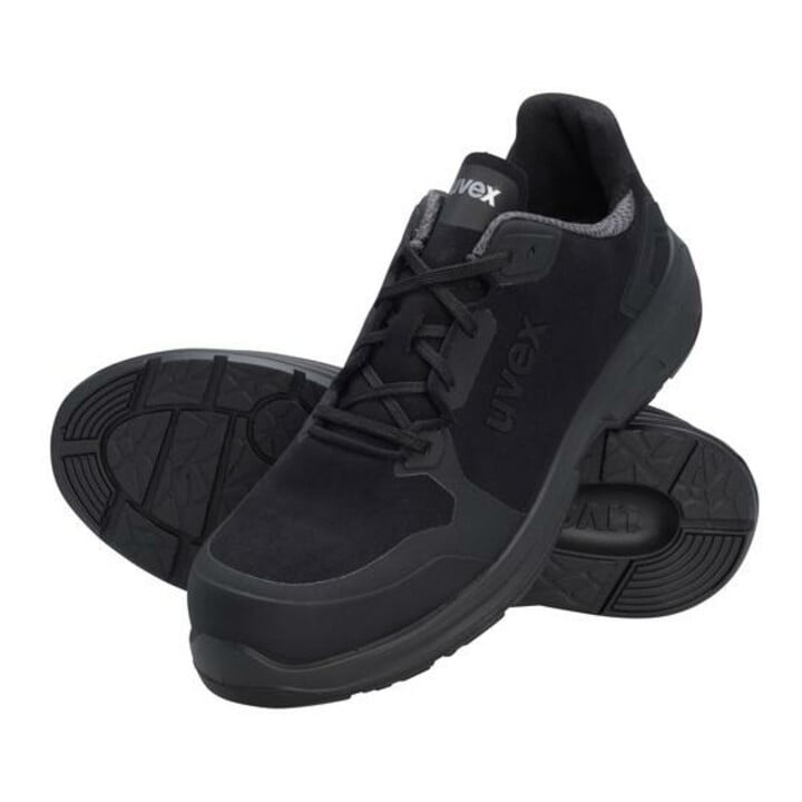 uvex Sicherheitshalbschuhe S3 SRC uvex 1 sport aus Mikrovelours, uvex xenova® Kunststoffkappe, Weite 11, Größe 36