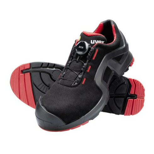 Uvex Sicherheitshalbschuhe S3 SRC uvex 1 x-tended support aus Mikrovelours, uvex xenova® Kunststoffkappe