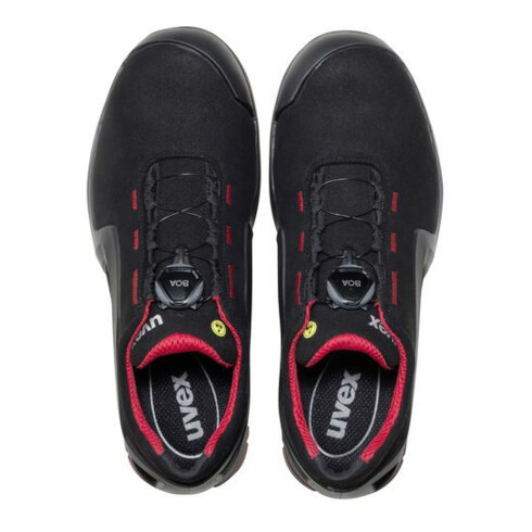 Uvex Sicherheitshalbschuhe S3 SRC uvex 1 x-tended support aus Mikrovelours, uvex xenova® Kunststoffkappe