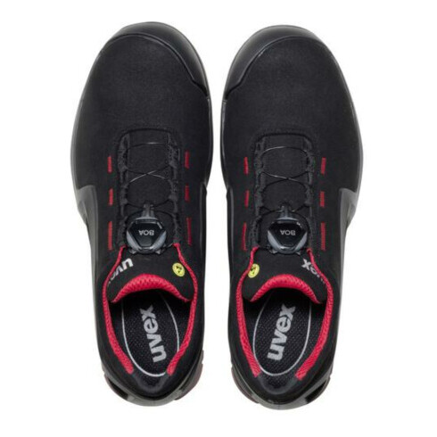Uvex Sicherheitshalbschuhe S3 SRC uvex 1 x-tended support aus Mikrovelours, uvex xenova® Kunststoffkappe