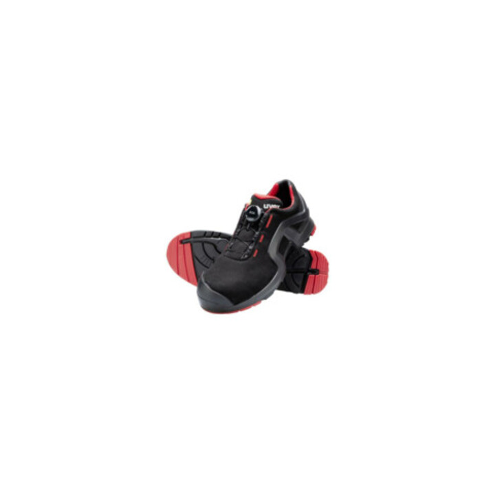 uvex Sicherheitshalbschuhe S3 SRC uvex 1 x-tended support aus Mikrovelours, uvex xenova® Kunststoffkappe, Weite 11, Größe 44