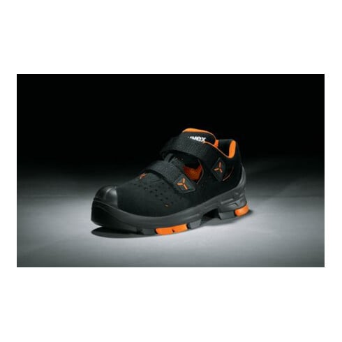 Uvex Sicherheitssandalen, S1P SRC uvex 2 aus Mikrovelours, uvex xenova® Kunststoffkappe