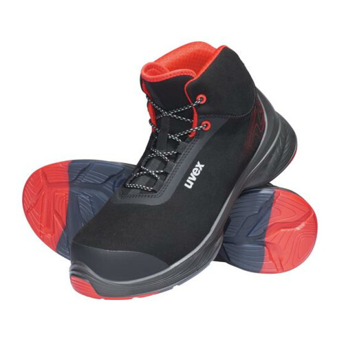 Uvex Sicherheitsstiefel S3 SRC uvex 1 G2 aus Mikrovelours, uvex xenova® Kunststoffkappe, Weite 11, Größe 41