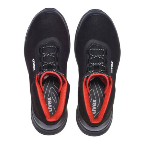 Uvex Sicherheitsstiefel S3 SRC uvex 1 G2 aus Mikrovelours, uvex xenova® Kunststoffkappe, Weite 11, Größe 42