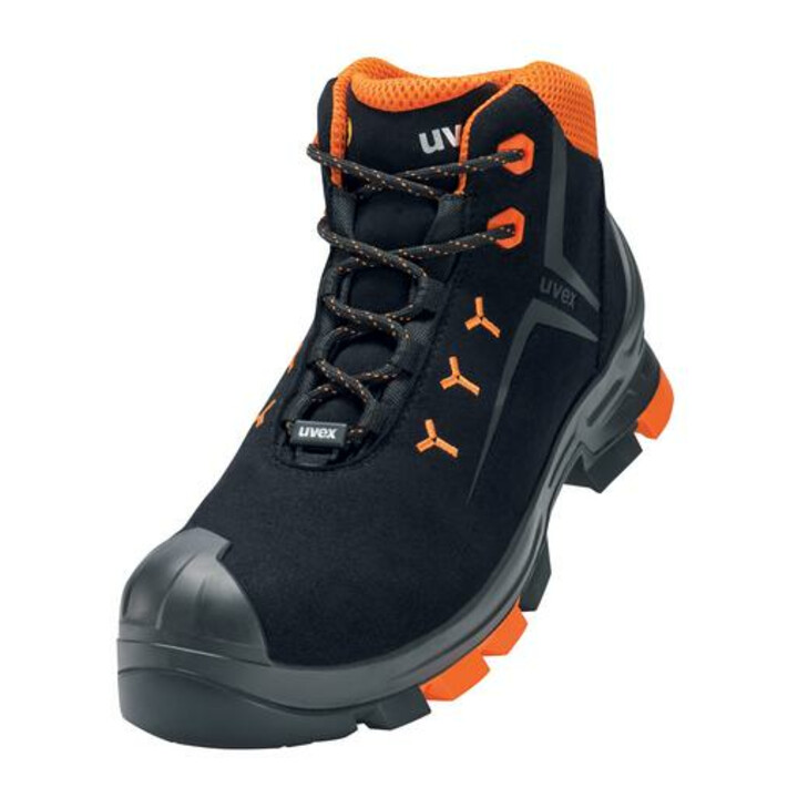 Uvex Sicherheitsstiefel S3 SRC uvex 2 aus Mikrovelours, uvex xenova Kunststoffkappe, Weite 12, Größe 48