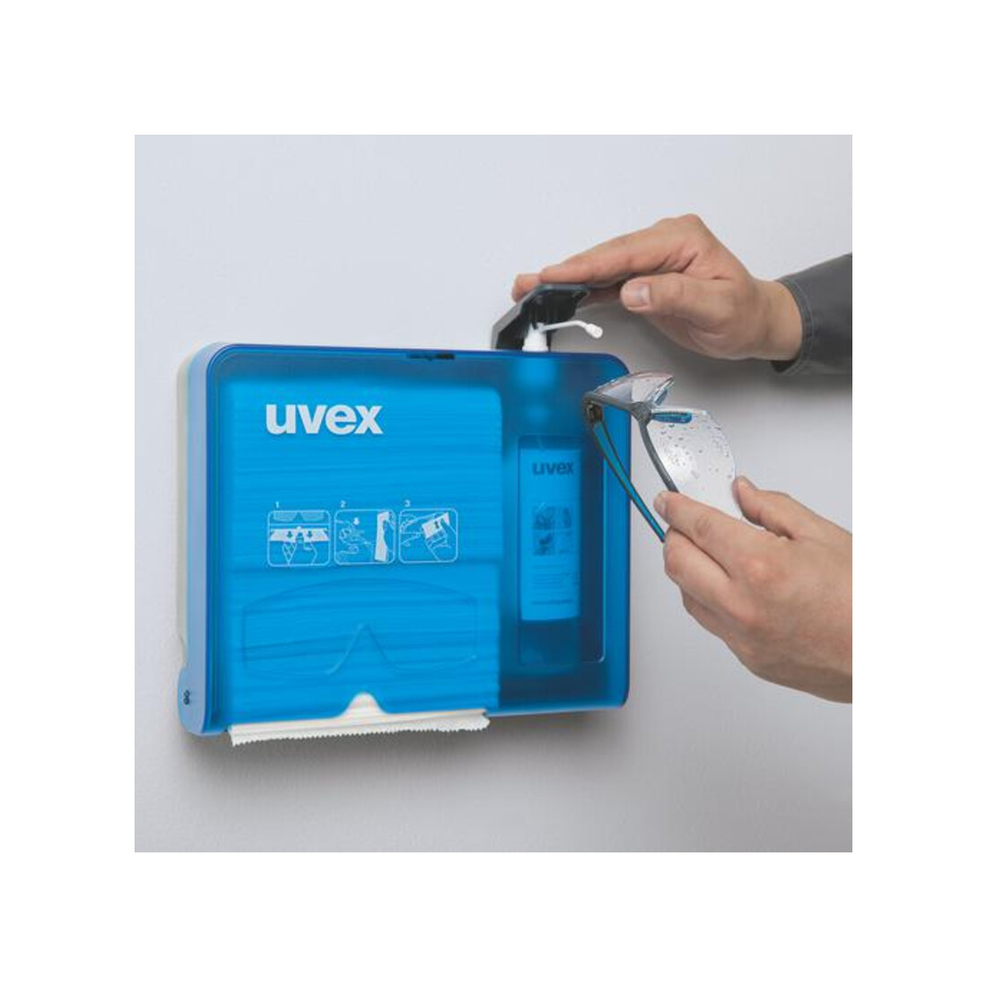 UVEX Station de nettoyage pour lunettes, Type: STATION