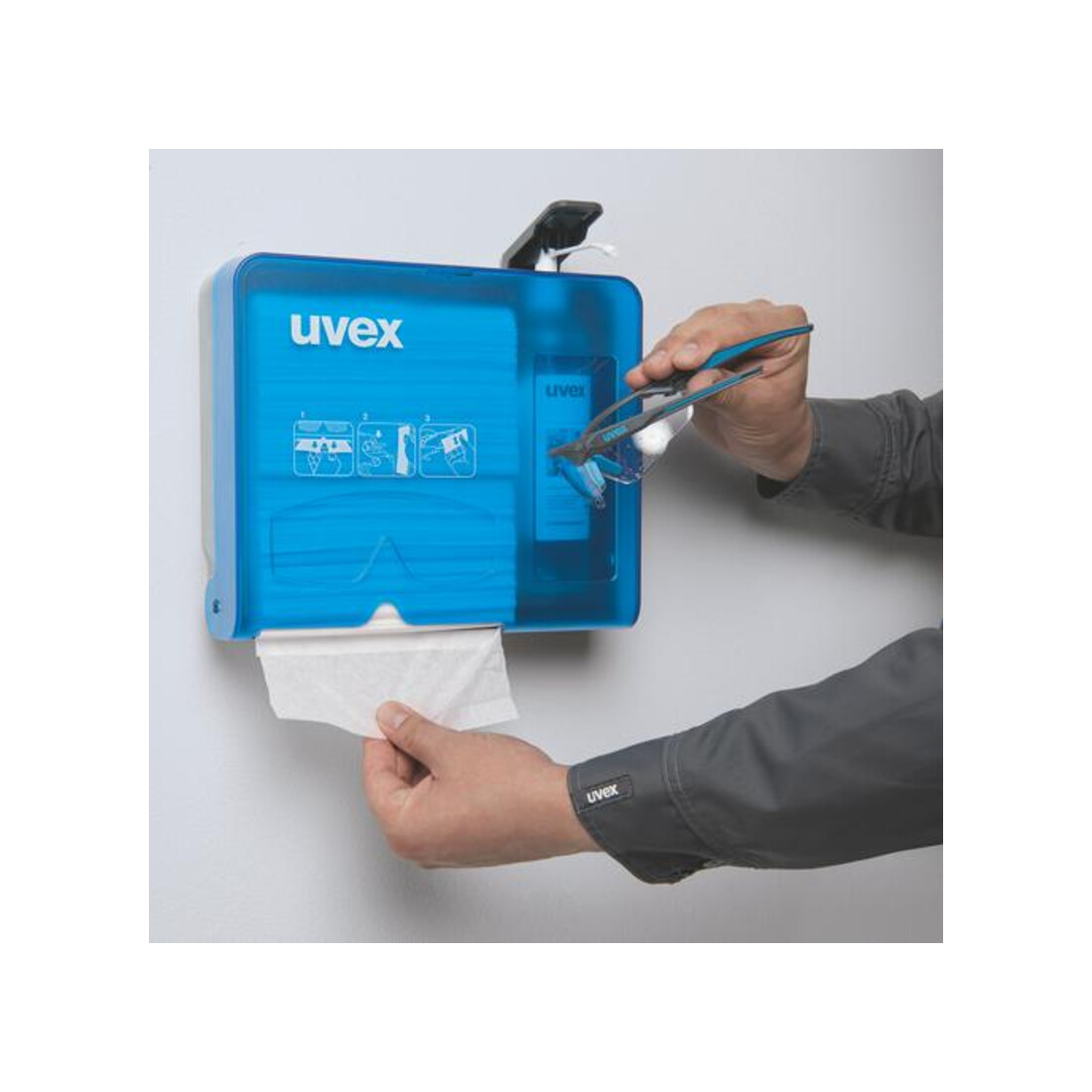 UVEX Station de nettoyage pour lunettes, Type: STATION