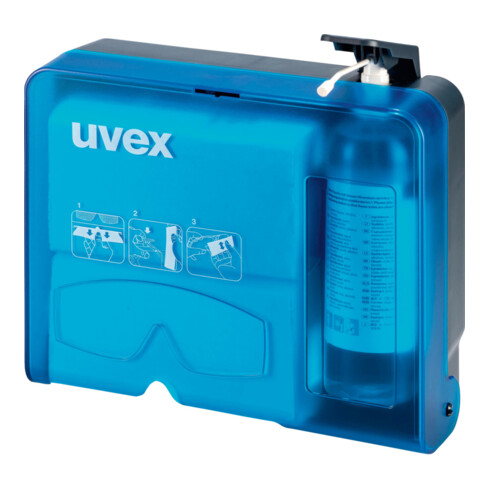 Uvex Piumino termico, nero/blu, Unisex, Tg.XL