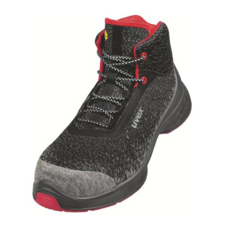 uvex Stiefel 1 G2 S1 schwarz rot Weite 10 Gr. 36