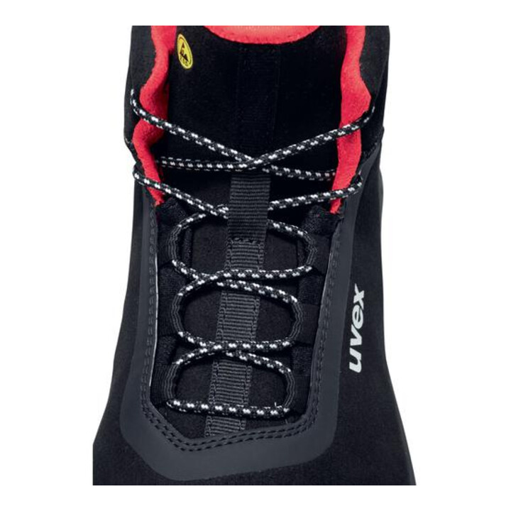 uvex Stiefel 1 G2 S2 schwarz rot Weite 12 Gr. 38