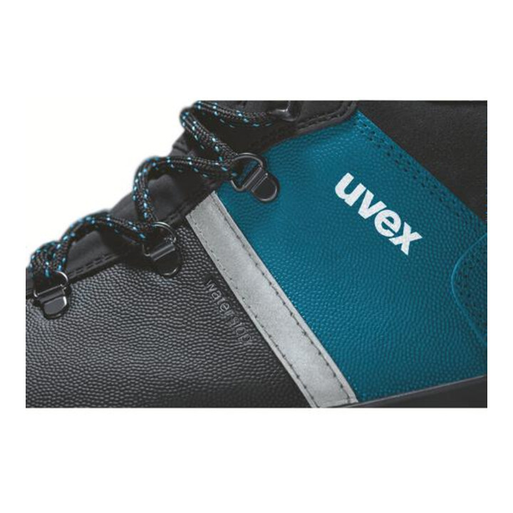 uvex Stiefel 3 asphaltpro S3 schwarz blau Weite 12 Gr. 46