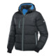 UVEX Thermo gesteepte jas, zwart / blauw, unisex maat 3XL-1