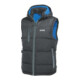 uvex Thermo Steppweste, schwarz / blau, Unisex-Größe: L