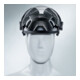 Uvex visor pheos faceguard, incolore, visière en polycarbonate UV400 avec protection auditive-5