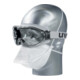 Uvex Vollsichtbrille ultrasonic, UV400 farblos supravision excellence schw/grau-3