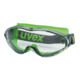 Uvex Vollsichtbrille ultrasonic, UV400 farblos supravision extreme grau/lime-1