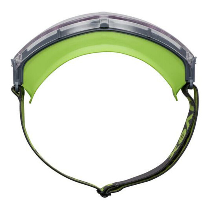 uvex Vollsichtbrille ultrasonic, UV400 farblos supravision extreme grau/lime
