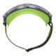 Uvex Vollsichtbrille ultrasonic, UV400 farblos supravision extreme grau/lime-2
