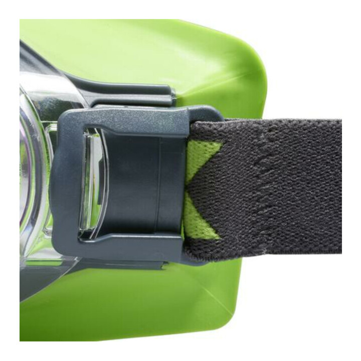uvex Vollsichtbrille ultrasonic, UV400 farblos supravision extreme grau/lime