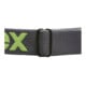 uvex Vollsichtbrille ultrasonic, UV400 farblos supravision extreme grau/lime
