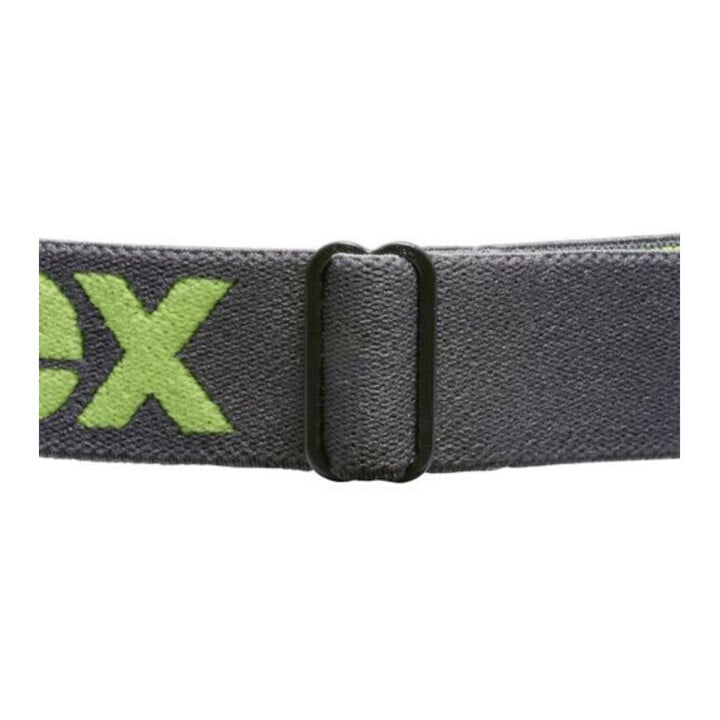 uvex Vollsichtbrille ultrasonic, UV400 farblos supravision extreme grau/lime
